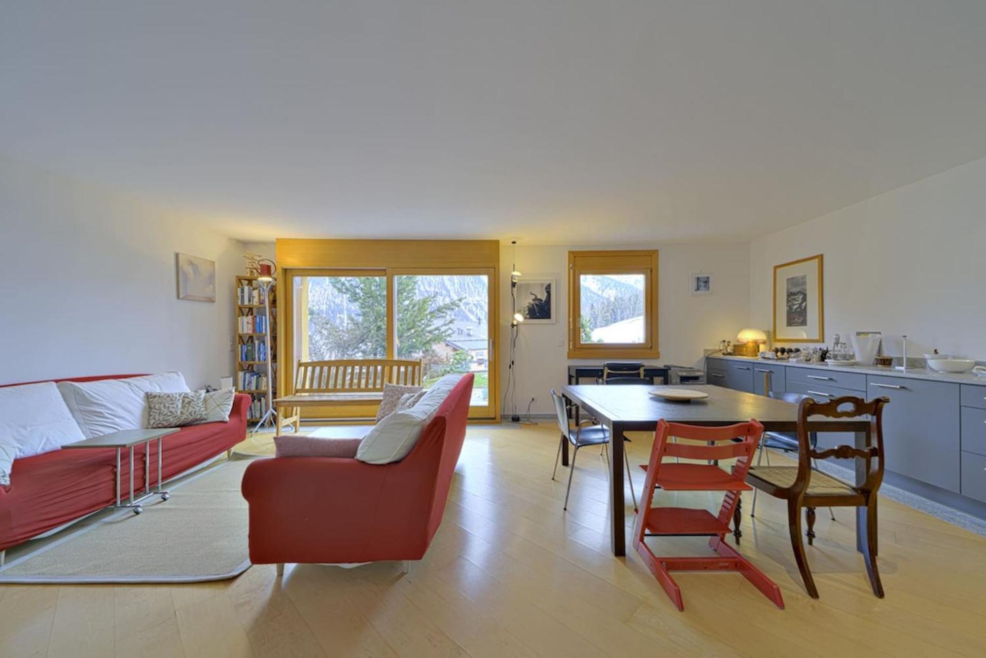 Apartmán Chesa Ladina - Zuoz Exteriér fotografie