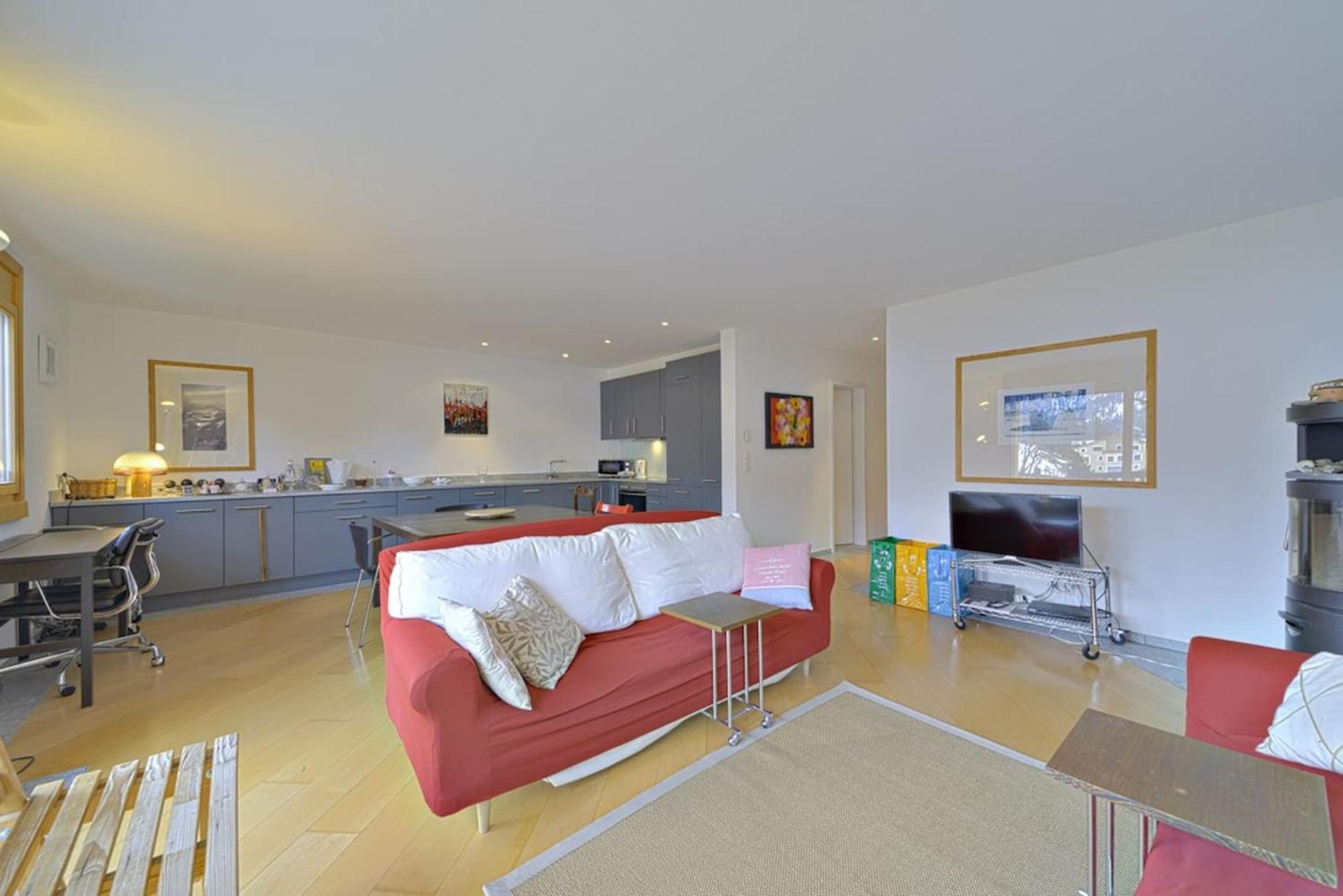 Apartmán Chesa Ladina - Zuoz Exteriér fotografie